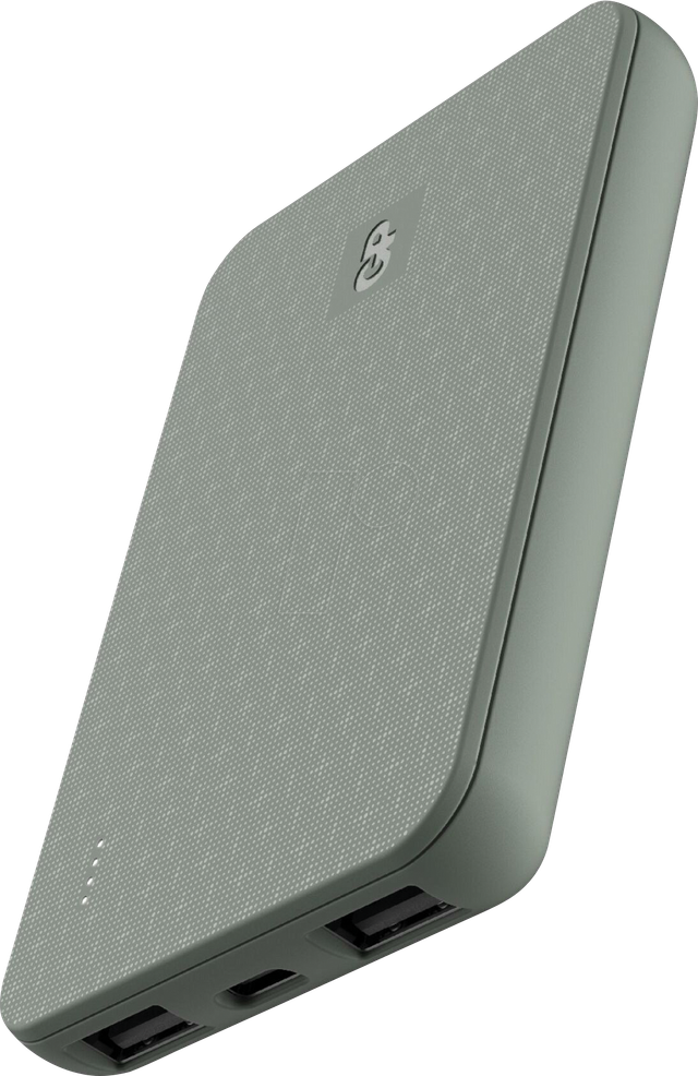 GP Powerbank B05B, 5.000mAh, 2x USB-a, 1x USB-C, Moosgrün