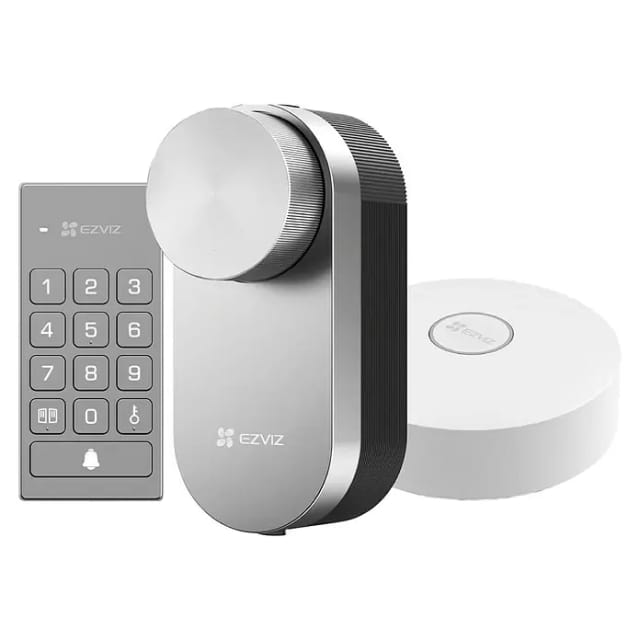 EZVIZ Smart Home Zutritt Set, Smart Lock, Keypad mit RFID, Hub