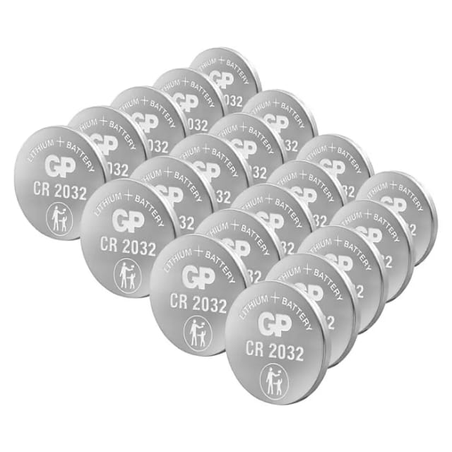 GP Lithium CR2032 Knopfzelle, 3V, 20 Stück