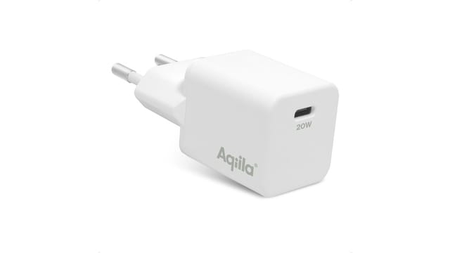 Aqiila Chargebird W1 Ladeadapter, 20W, 1x USB-C, Weiß