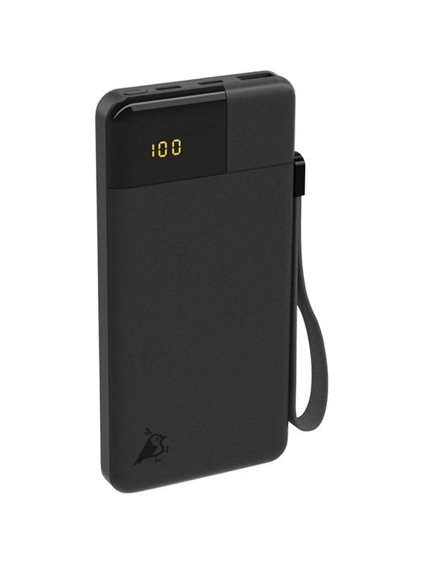 Aqiila Powerbird B10 Powerbank, 20 W, 10.000 mAh, Schwarz