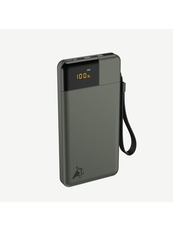 Aqiila Powerbird B10 Powerbank, 20W, 10.000 mAh, Moosgrün