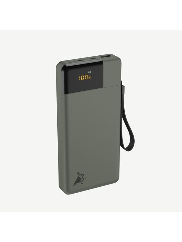Aqiila Powerbird B20 Powerbank, 20 W, 20.000 mAh, moosgrün