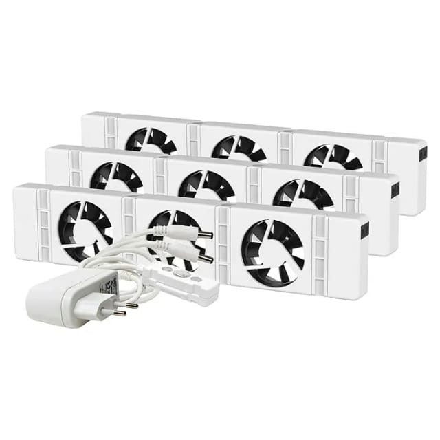 SpeedComfort Heizkörperventilator Trio-Set, weiß