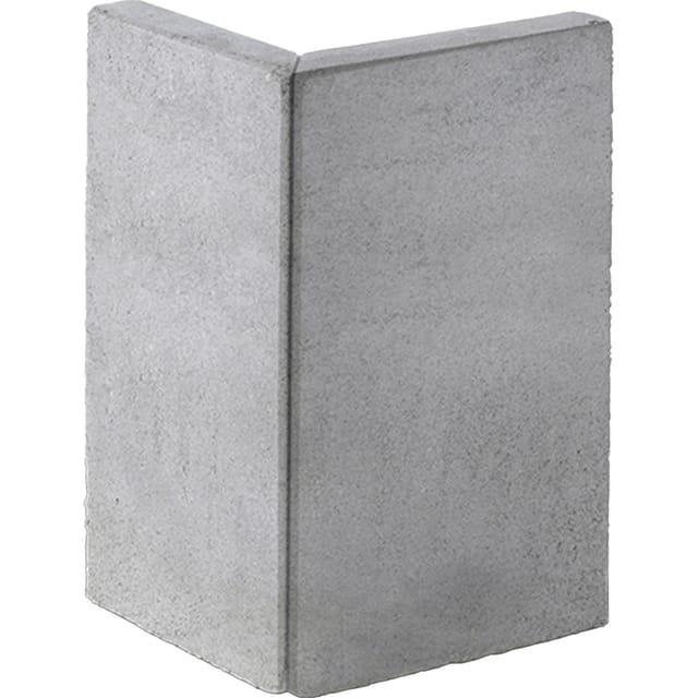 Winkel-Eckstein Grau 80 cm x 40 cm x 40 cm