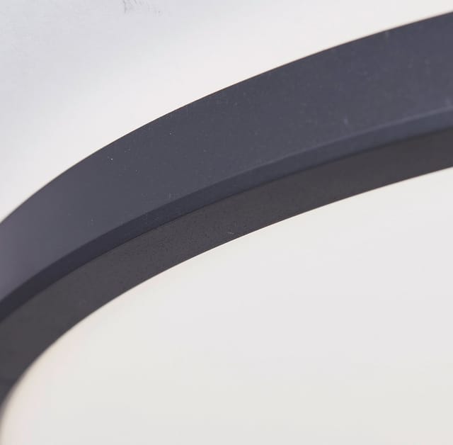 Brilliant LED Deckenaufbau-Paneel Brennan 4.000 K 54 cm Schwarz/Weiß