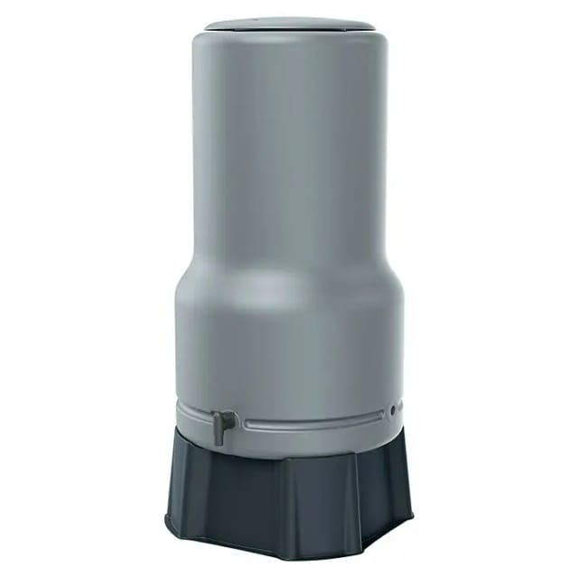 Waterform Regentonnenset Aquabell 200, Grau Glatt