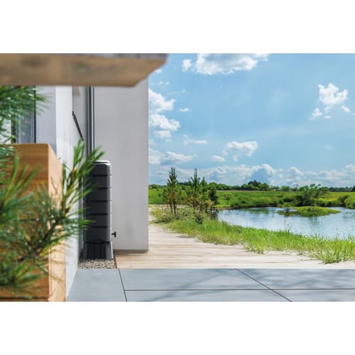 Waterform Regentonnenset Tenso 120, Anthrazit