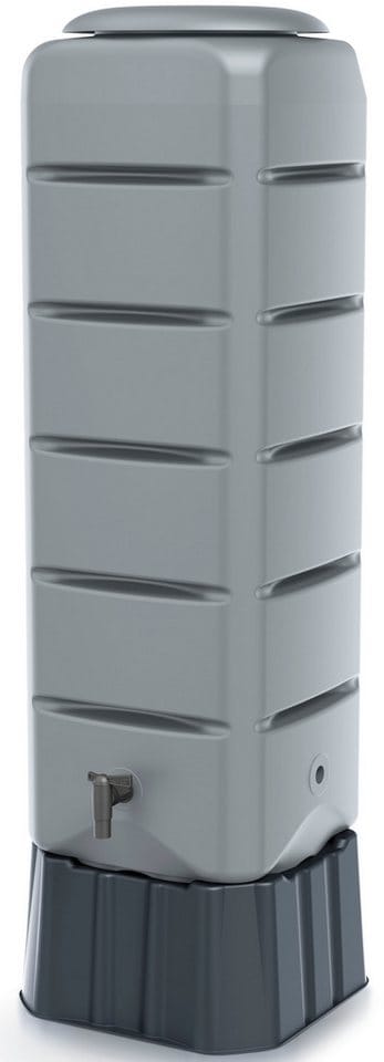 Waterform Regentonnenset Tenso 120, Grau Glatt