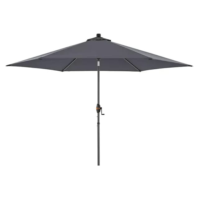 Doppler Marktschirm MyZone Ø 305 cm Anthrazit mit Kurbelmechanik