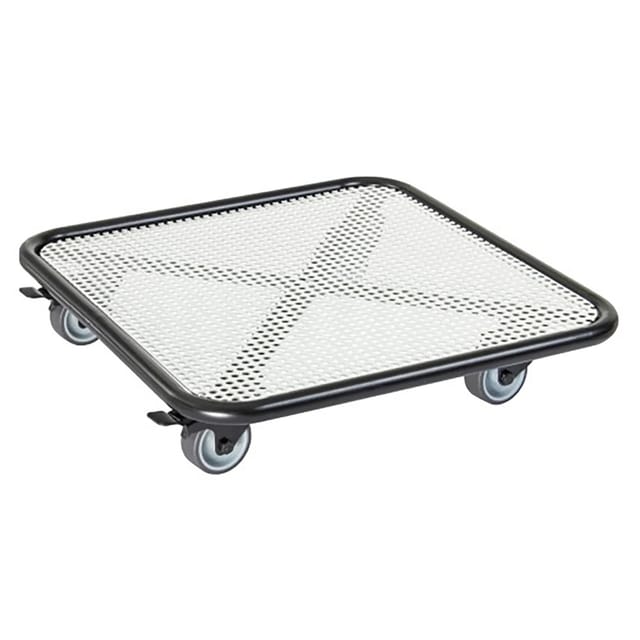Wagner design Pflanzenroller GH 7018 38 cm x 38 cm x 8 cm Schwarz-Weiß