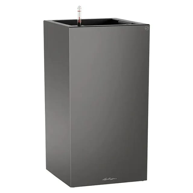 Lechuza® Pflanzgefäß Canto Premium high 40 Athrazit Metallic 40 cm x 40 cm