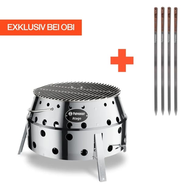 Petromax Grill Atago-Set SK40 2-teilig Grau