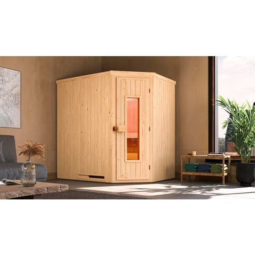 Weka Elementsauna Varberg 1 Sparset 4,5 kW OS Holztür
