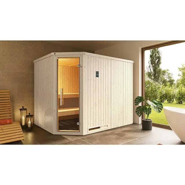 Weka Elementsauna Varberg 4 GT Trend inkl. 7,5 kW OS-Ofenset