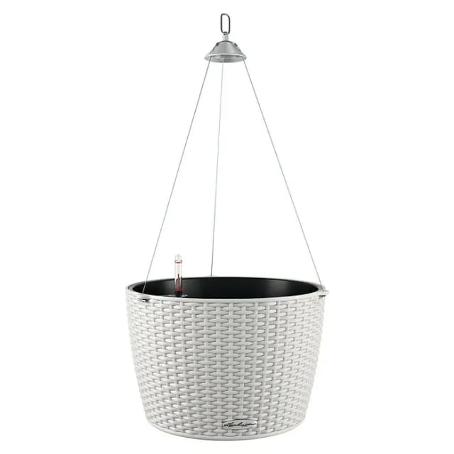 Lechuza® Pflanzgefäß Nido Cottage Ø 27 cm x 23 cm Lichtgrau