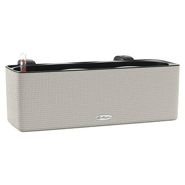 Lechuza® Pflanzgefäß Cube Color Triple 40 cm x 14 cm x 14 cm Sandbraun