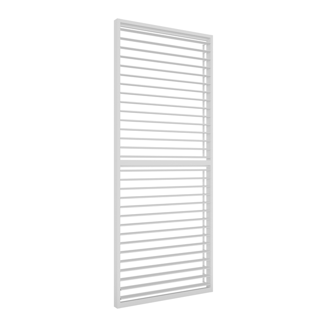 Ximax Lamellenwand Aluminium Pergola 90 cm Weiß