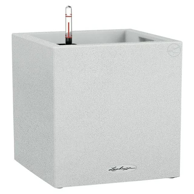 Lechuza® Pflanzgefäß Canto Stone,ow 40 Quarzweiß 40 cm x 40 cm
