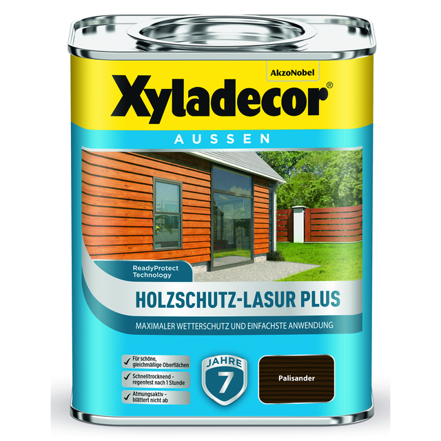 Xyladecor Holzschutz-Lasur Plus Palisander 0,75,