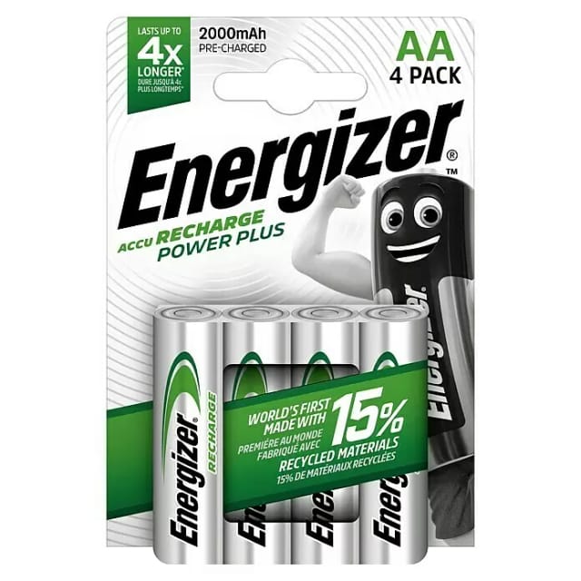 Energizer Akku Power Plus AA Mignon 2000 mAh 4 Stück