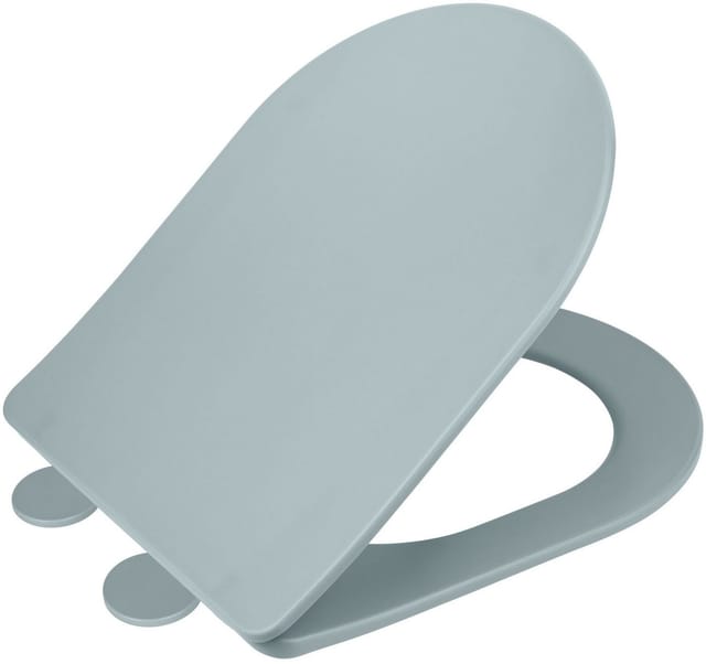 Wenko WC-Sitz Galati aus Duroplast Blaugrau