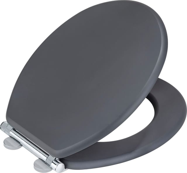 Wenko WC-Sitz Morra aus MDF Anthrazit