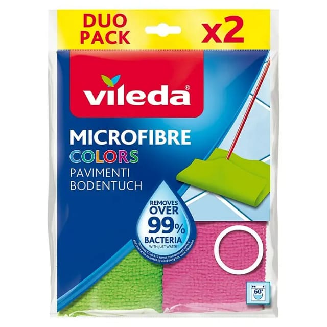 Vileda Bodentuch Mikrofaser Colors 2er Pack