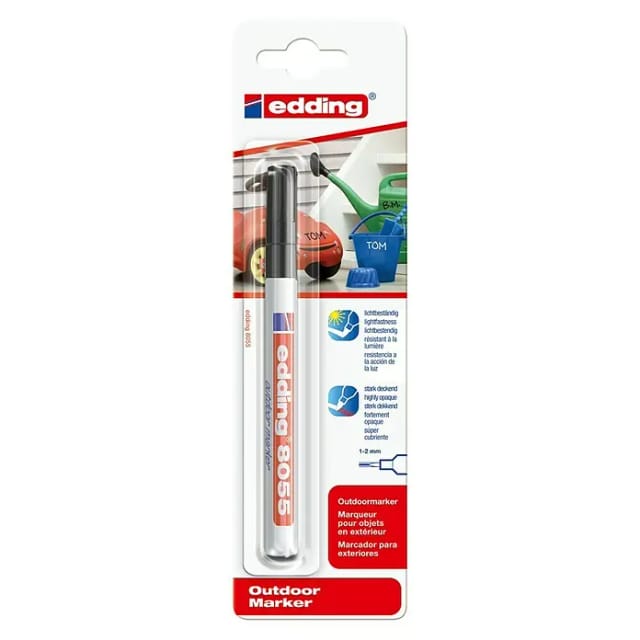 Edding Outdoor Marker 8055 Org Schwarz