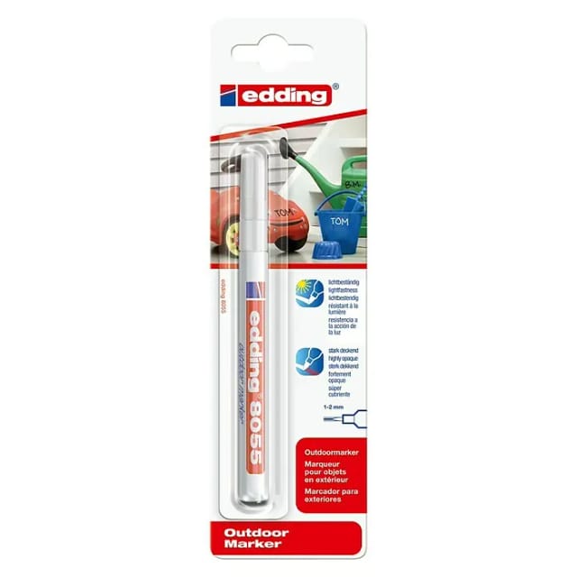 Edding Outdoor Marker 8055 Org Weiß