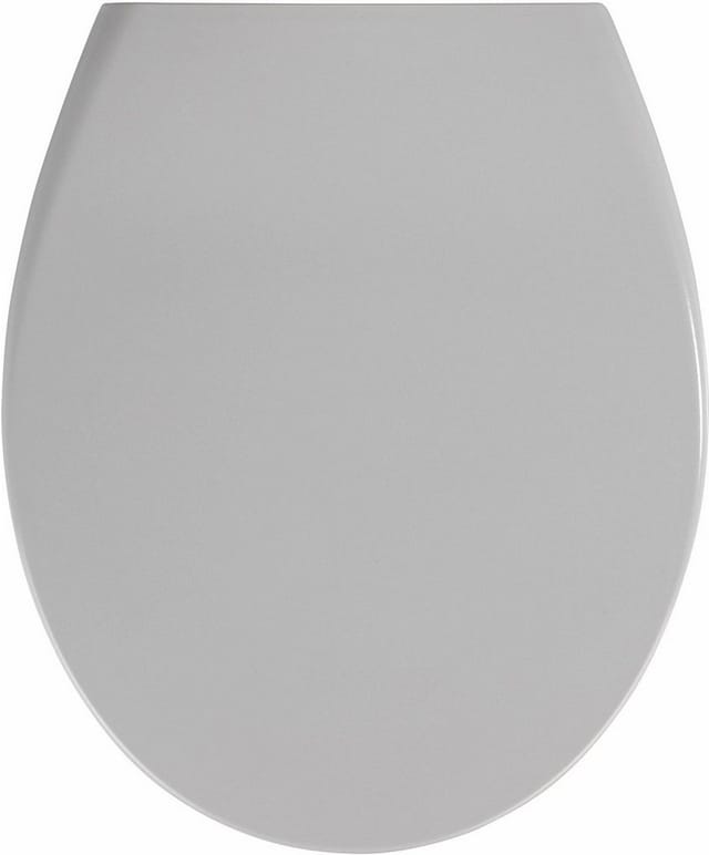 Wenko WC-Sitz Samos Easy Close aus Duroplast Grau