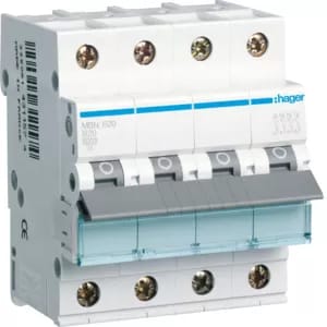 Leitungsschutzschalter B20A 3P+N