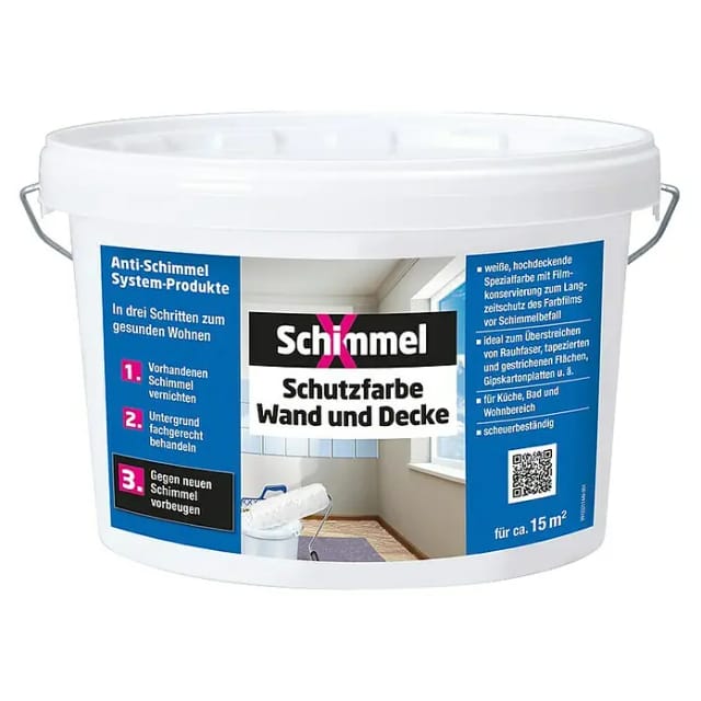 SchimmelX Schutzfarbe Wand und Decke 2,5,