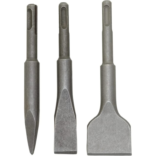 LUX-TOOLS Meißel-Set SDS-Plus 3-teilig
