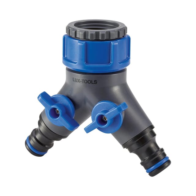 LUX-TOOLS 2-Wege-Ventil 26,4 mm (G 3/4) auf 33,3 (G 1)