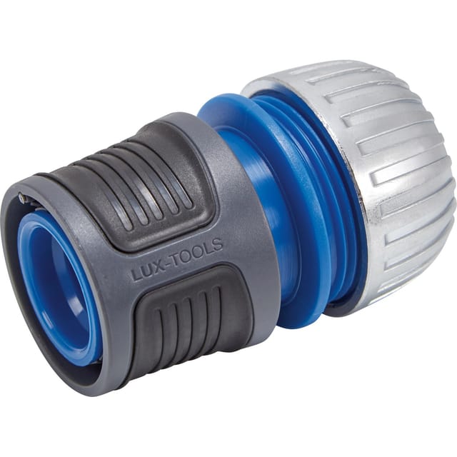 LUX-TOOLS Schlauchstück mit Wasserstopp 19 mm (3/4 Zoll)