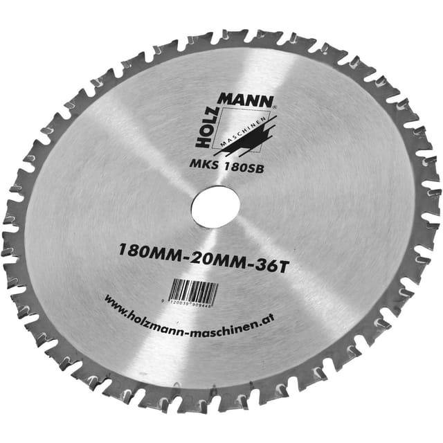 Holzmann Sägeblatt 180 mm für Metallkreissäge MKS180