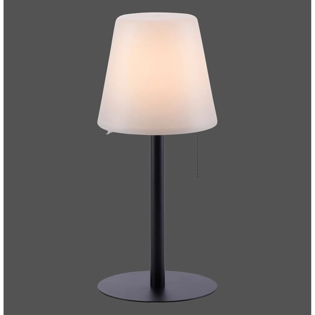 Just Light. LED-Outdoor-Tisch- und Spießleuchte Keno Schwarz H: 30 - 76 cm