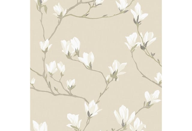 Laura Ashley Vliestapete Magnolia Grove Natural 10,05 x 0,52 m