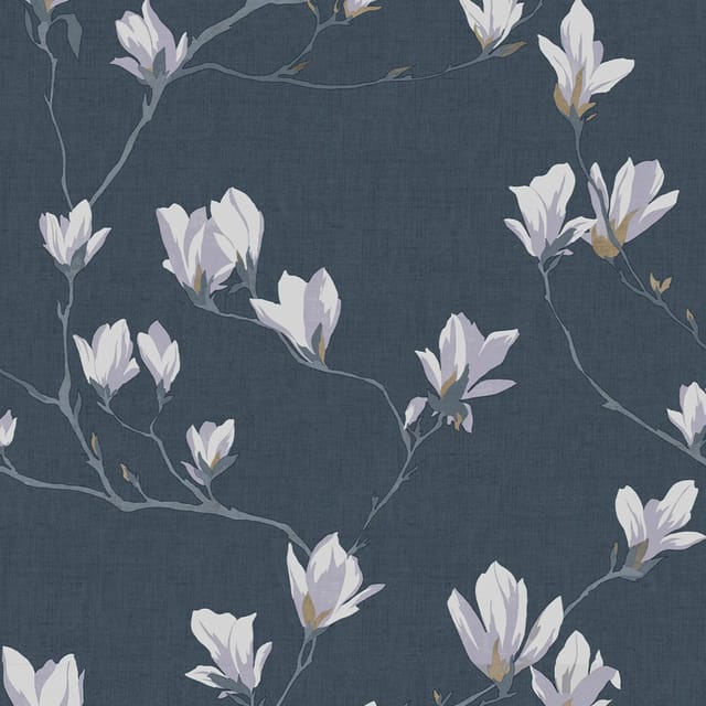 Laura Ashley Vliestapete Magnolia Grove Dusky Seaspray 10,05 x 0,52 m