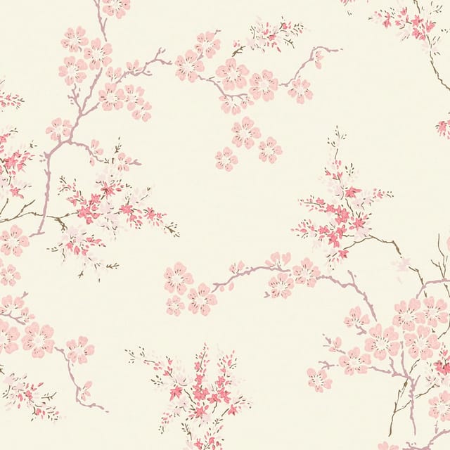 Laura Ashley Vliestapete Oriental Blossom Blush 10,05 x 0,52 m