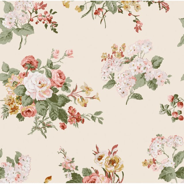 Laura Ashley Vliestapete Rosemore Pale Sable 10,05 x 0,52 m