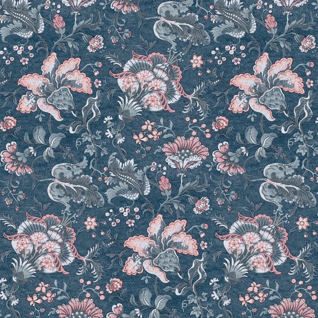 Laura Ashley Vliestapete Portia Dark Seaspray 10,05 x 0,52 m