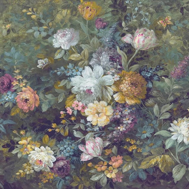 Laura Ashley Vliesfototapete Mathilde 280 x 300 cm