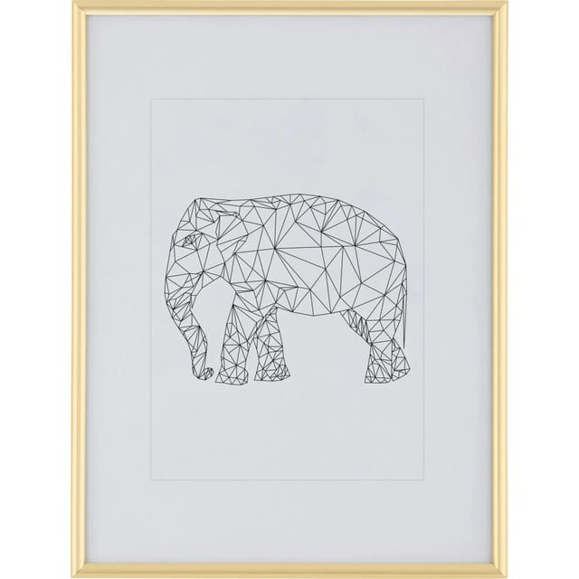 Kunststoffrahmen 30 cm x 40 cm Gold