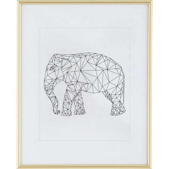 Kunststoffrahmen 40 cm x 50 cm Gold