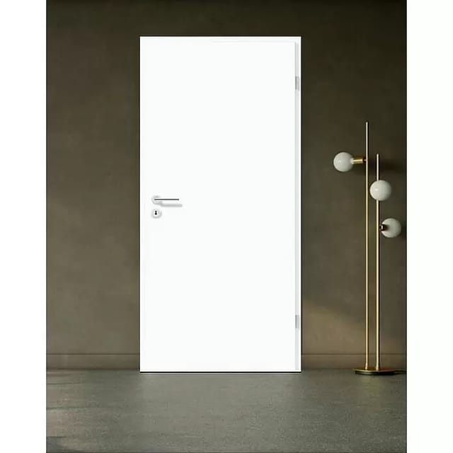Zimmertür CPL Arctic Weiß ähnl. RAL 9016 (GL222) 61,0 cm x 198,5 cm Anschlag R