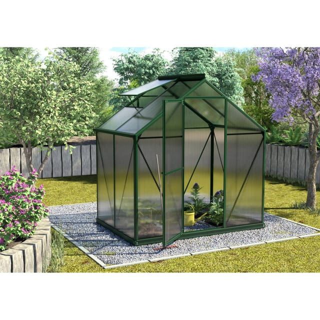 Vitavia Gewächshaus Triton 2500 Smaragd 2,6 m² inkl. Fundament