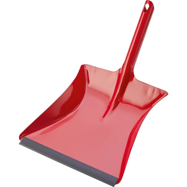 LUX-TOOLS Kehrschaufel Rot,ackiert