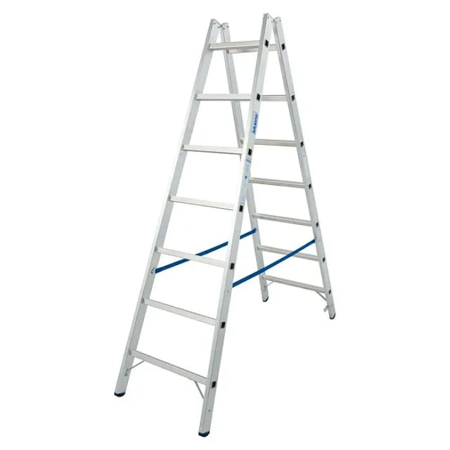 Stabilo Sprossen-Doppelleiter 2 x 7 Sprossen